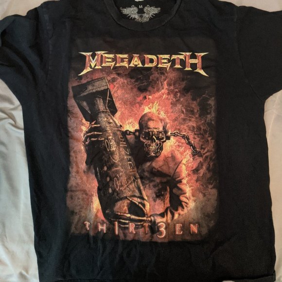 Megadeth 13 Concert Band Graphic Tee - Picture 1 of 2